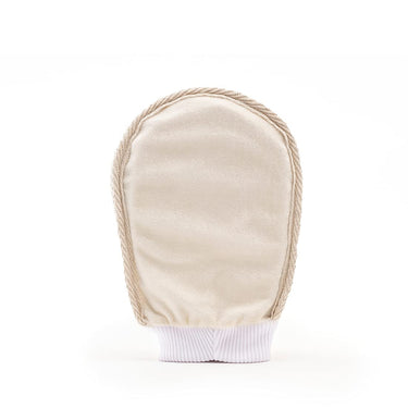 mCaffeine Exfoliating Gloves for Body Cleansing and Scrubbing | Bath Glove - made of 100% Natural Fibre | Gentle on the Skin | Sustainable, Unisex | Easy to Use